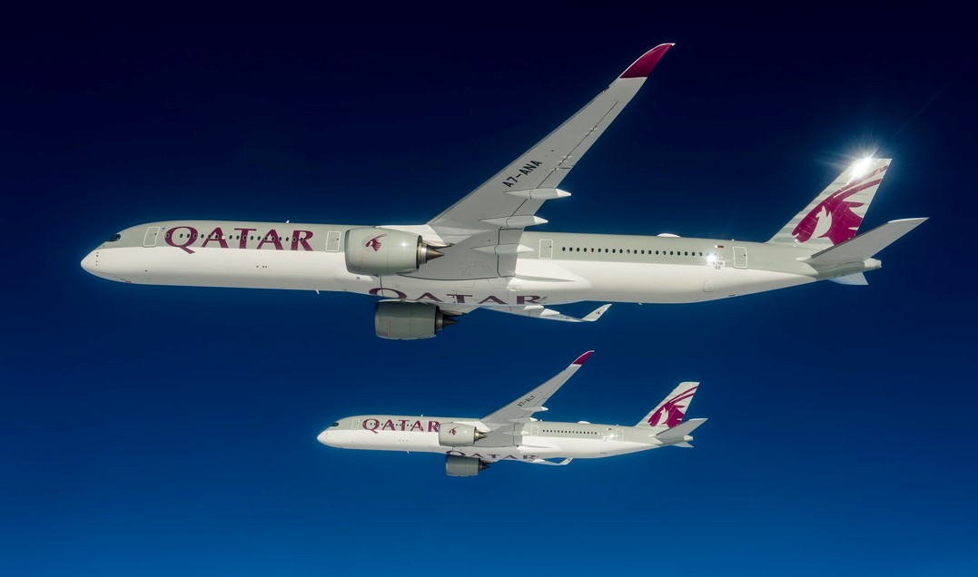 Máy bay Airbus A350 - 1000 và A350 - 900 của Qatar Airways