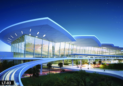 Phương án thiết kế sân bay Long Thành hình hoa sen cách điệu.
