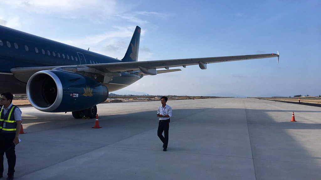 Chuyến bay VN7344 hạ cánh xuống đường băng chưa khai thác tại Cảng hàng không quốc tế Cam Ranh, Khánh Hòa