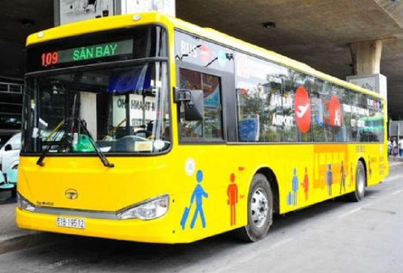 Xe bus đi sân bay Tân Sơn Nhất từ quận 7 qua Trạm trung chuyển Bến Thành