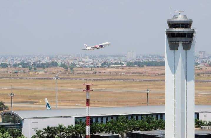 Đài kiểm soát không lưu sân bay Tân Sơn Nhất.  