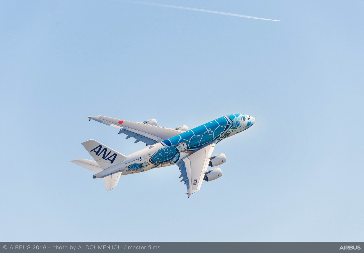  Mỗi chiếc ANA A380 sẽ được trang trí màu sơn đặc biệt mô tả Rùa biển xanh Hawaii, còn được gọi là Honu.
