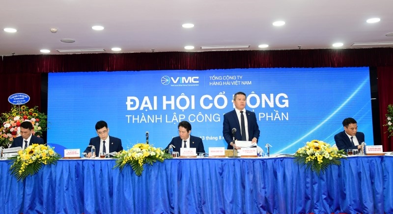 Tổ chức thành công đại hội cổ đông thành lập công ty cổ phần là dấu mốc quan trọng, khẳng định việc tái cơ cấu thành công Tổng công ty Hàng hải Việt Nam theo chỉ đạo của Chính phủ.
