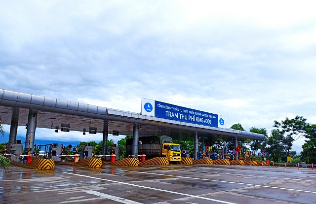 Trạm thu phí Km6, cao tốc Nội Bài - Lào Cai. (Ảnh: VEC).
