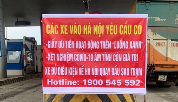 công tác thu phí các tuyến cao tốc Cầu Giẽ - Ninh Bình, Nội Bài – Lào Cai trong trường hợp tạm dừng thu phí để phòng chống dịch Covid-19 được thực hiện đúng quy định của Nhà chức trách