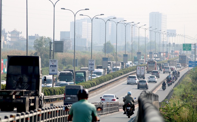 Một đoạn cao tốc TP.HCM - Long Thành - Dầu Giây.