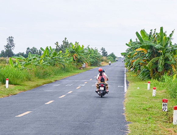 Một đoạn hàng lang ven biển phía Nam qua Cà Mau.