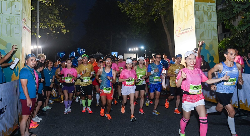 Từ ngày 1/9/2024, các vận động viên có thể sở hữu sớm tấm BIB tham dự giải chạy Run for Love tại cự ly bất kì (5km, 10km, 21km).