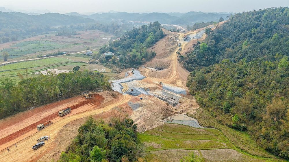 Thi công Dự án Đồng Đăng - Trà Lĩnh tại gói thầu Km8+500-Km16+000 (xã Bắc Việt, huyện Văn Lãng, tỉnh Lạng Sơn)