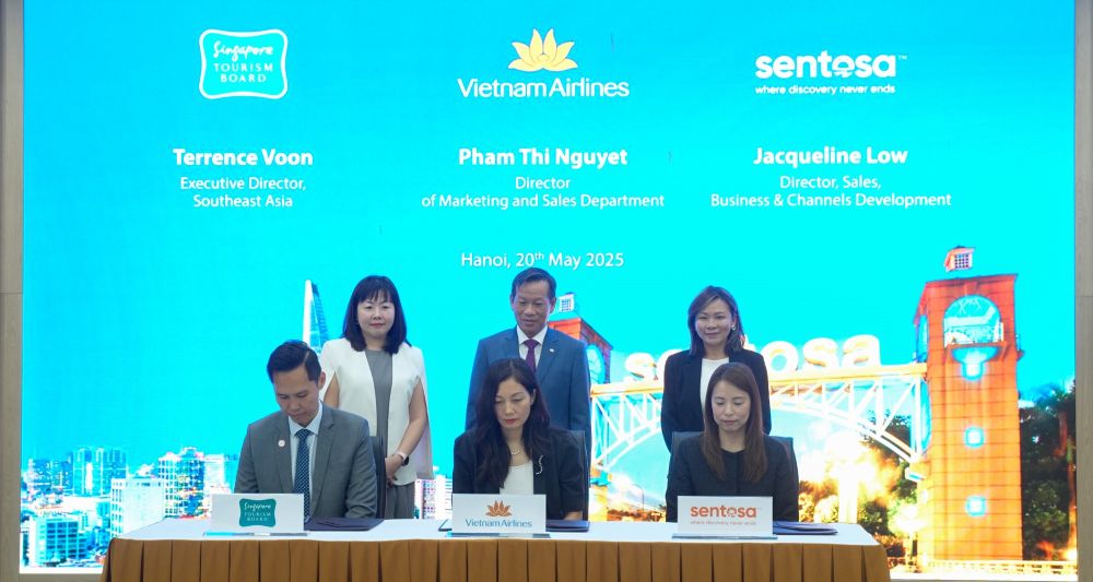 1. Biên bản ghi nhớ ba bên được tiếp tục ký kết hôm nay đánh dấu một chương mới đầy hứa hẹn trong mối quan hệ hợp tác giữa Việt Nam và Singapore - hai trong số những điểm đến năng động hàng đầu khu vực Đông Nam Á. (1)