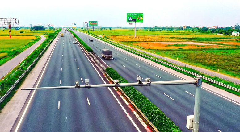Một đoạn cao tốc Pháp Vân - Cầu Giẽ do VEC đầu tư, vận hành khai thác.