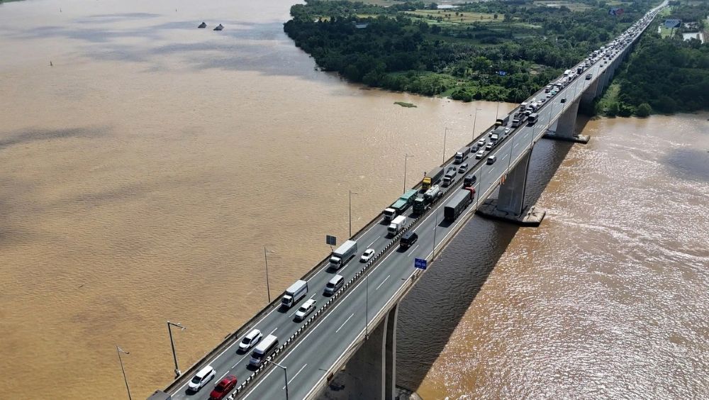 Cầu Long Thành trên cao tốc TP.HCM - Long Thành sẽ được mở rộng lên quy mô 8 làn xe.