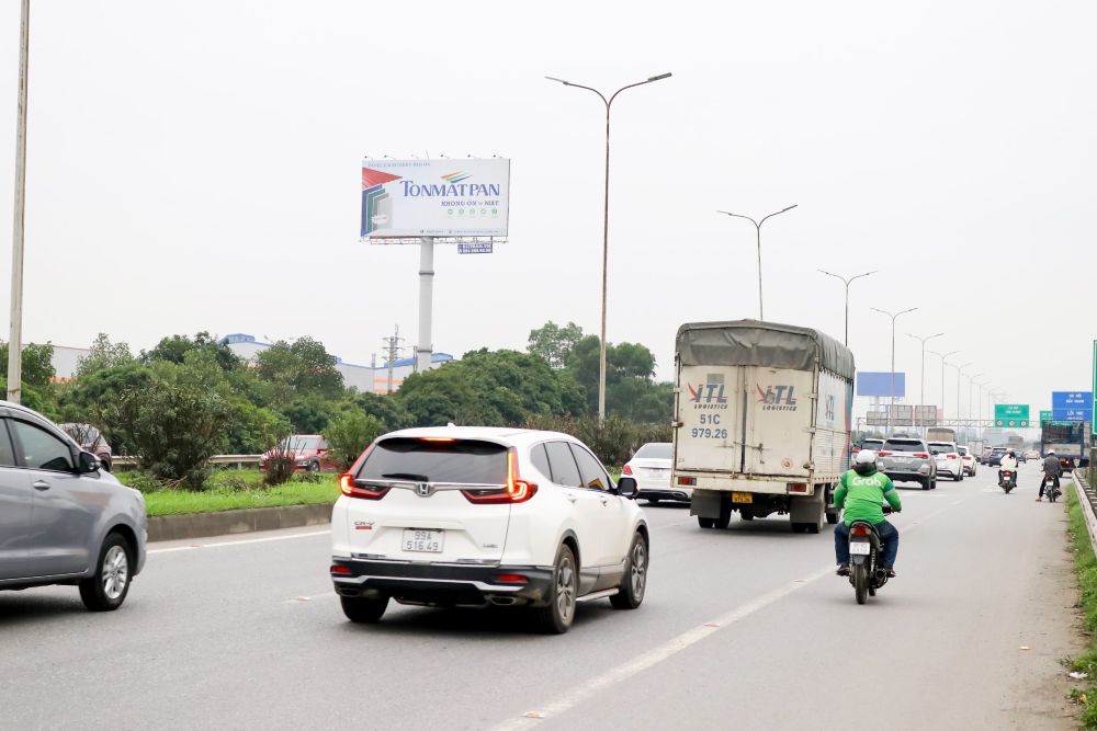 Một đoạn cao tốc Hà Nội - Bắc Giang.