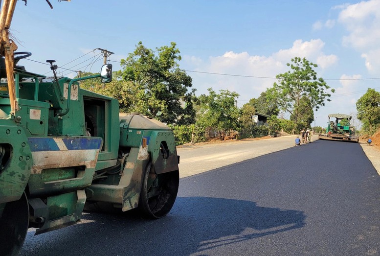 Dự án nâng cấp QL19 đoạn qua tỉnh Gia Lai - Ảnh: Tạ Vĩnh Yên
