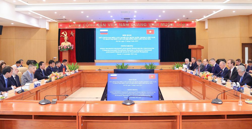Quang cảnh buổi làm việc. (Ảnh: BXD).