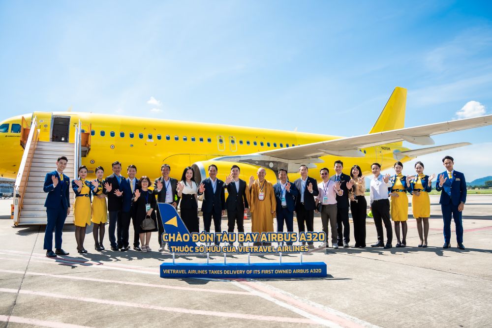 Vietravel Airlines chính thức đón tàu bay Airbus A320 thuộc sở hữu,