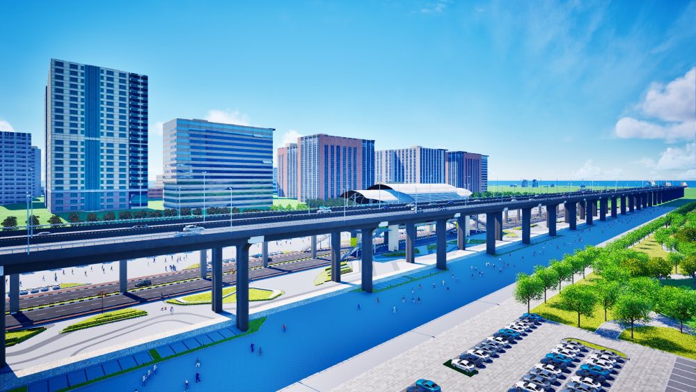 Phối cảnh “siêu” Dự án Đại lộ Cảnh quan sông Hồng tại Hà Nội.