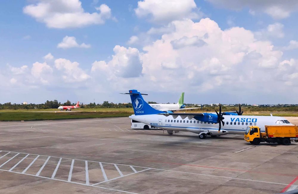 Một góc Cảng hàng không quốc tế Cần Thơ.