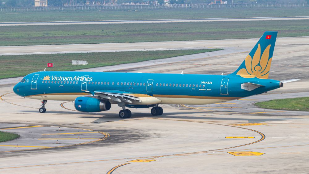 Một tàu bay A321 của Vietnam Airlines.