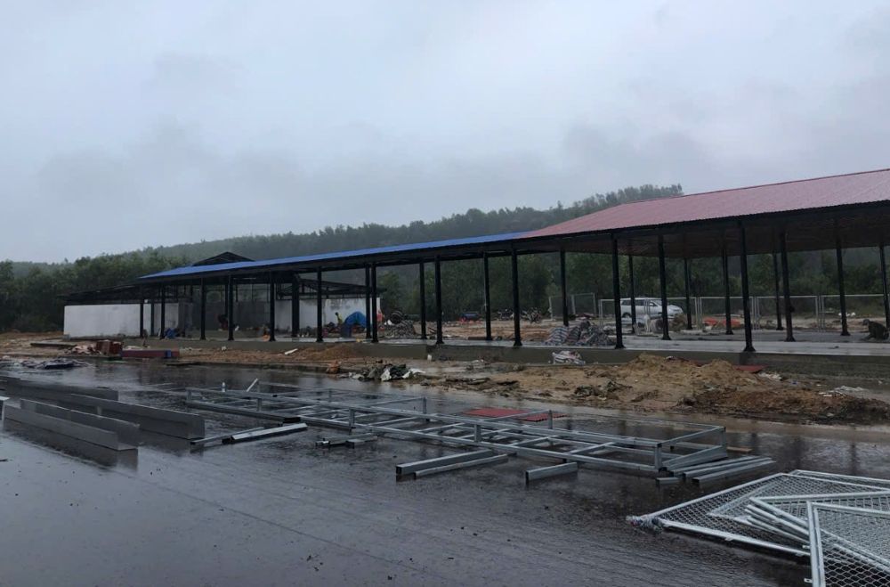 Khẩn trương hoàn thiện các hạng mục trạm dừng nghỉ Km96+100 bên phái tuyến