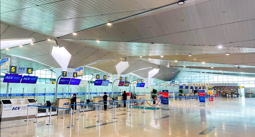 Nhà ga hàng khách Cảng hàng không quốc tế Long Thành.