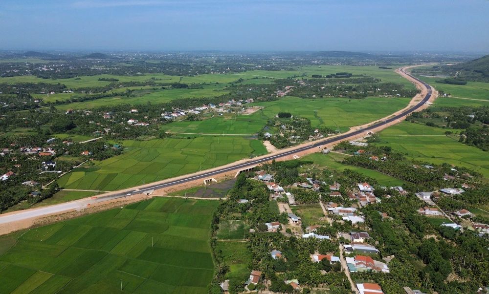 Một đoạn cao tốc Quảng Ng&atilde;i - Ho&agrave;i Nhơn do HHV thi c&ocirc;ng.