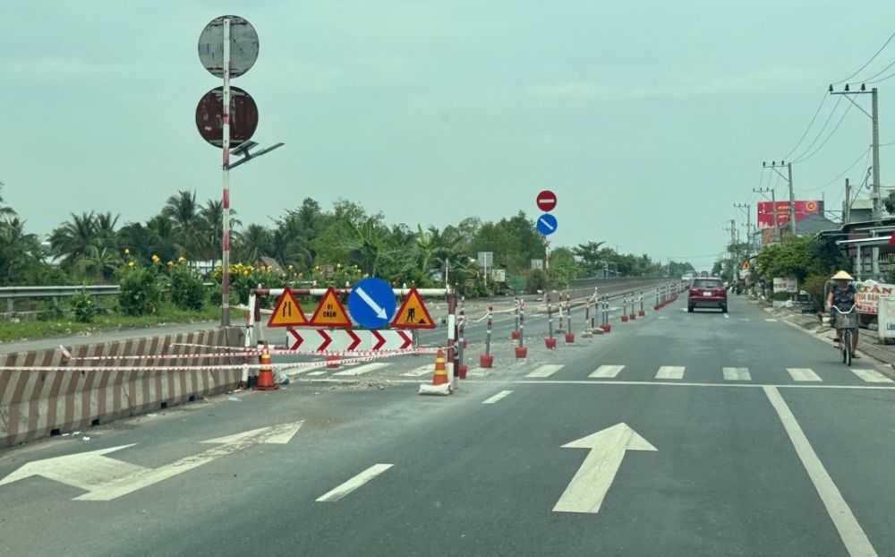 Một đoạn Quốc lộ 1 qua Cần Thơ. Ảnh: Phương Anh.