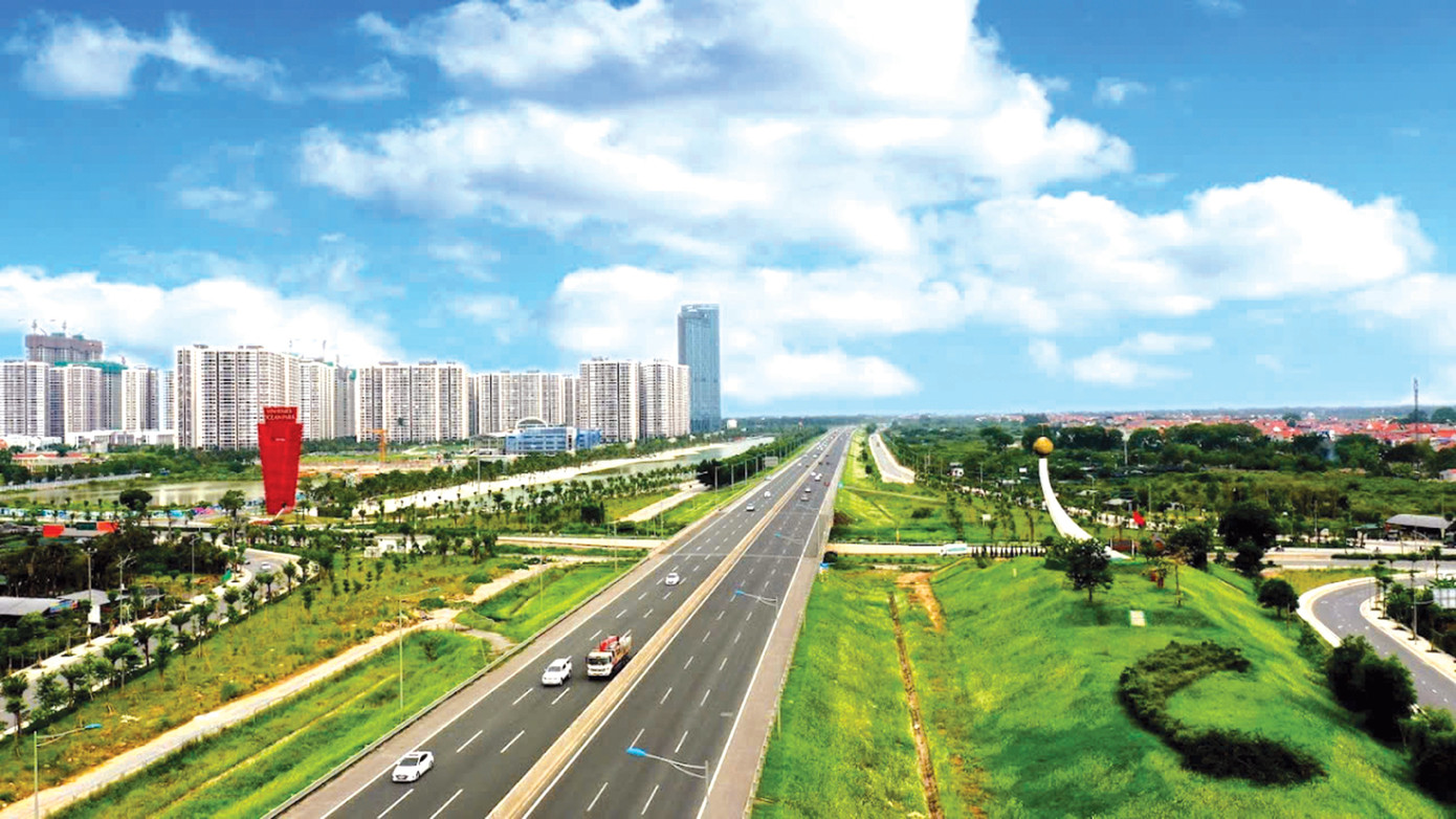 Một đoạn cao tốc H&agrave; Nội - Hải Ph&ograve;ng (Ảnh: VIDIFI).