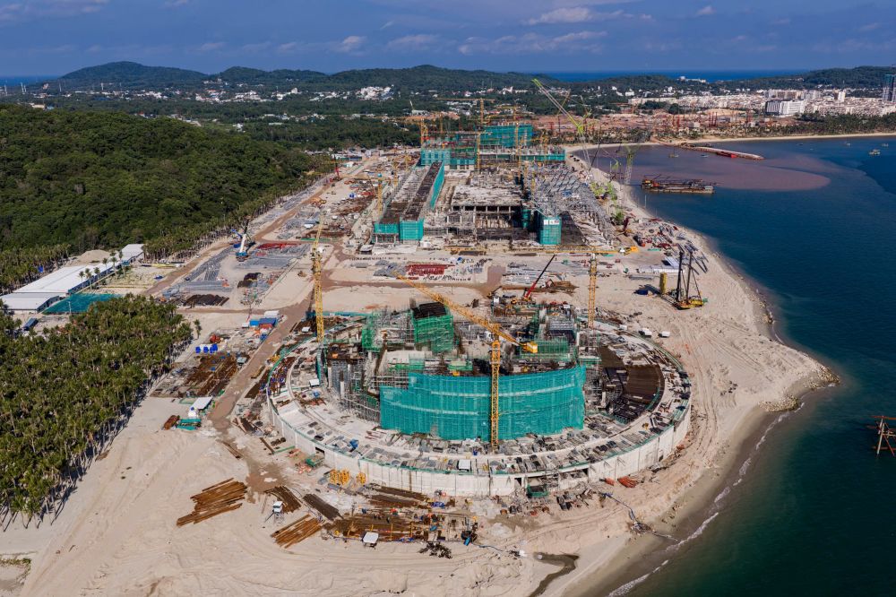 C&ocirc;ng trường trung t&acirc;m hội nghị, triển l&atilde;m APEC v&agrave; Khu đ&ocirc; thị hỗn hợp B&atilde;i Đất Đỏ.