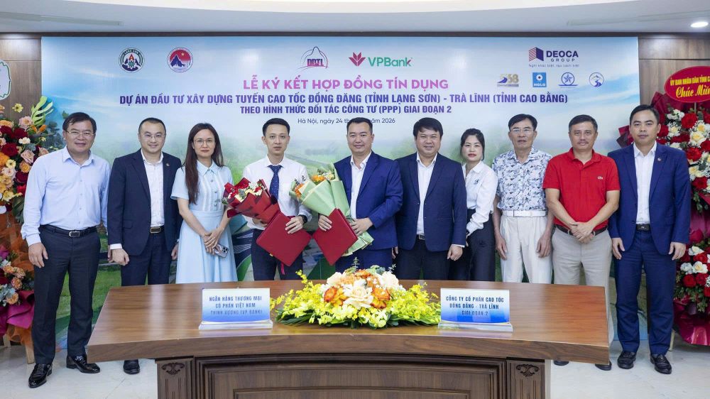 Quang cảnh lễ k&yacute; kết hợp đồng t&iacute;n dụng cho Dự &aacute;n 