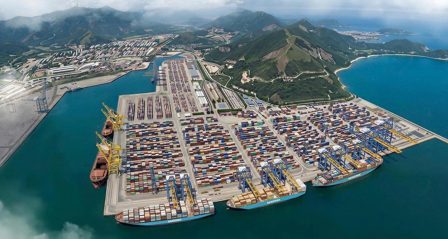 Phối cảnh tổng thể Dự &aacute;n Bến cảng container Li&ecirc;n Chiểu.