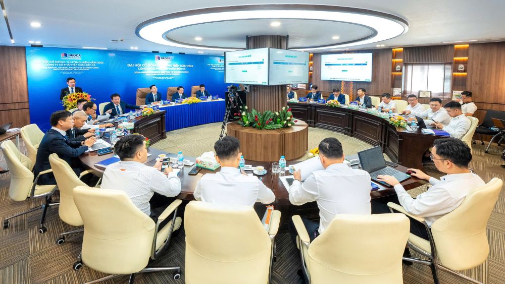 Toàn cảnh Đại hội đồng cổ đông thường niên năm 2026 của Công ty cổ phần Tập đoàn Đèo Cả.