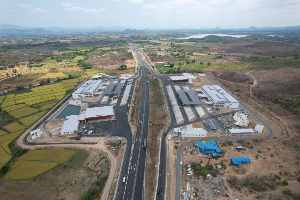 Trạm dừng nghỉ Km205+092 thuộc Dự án thành phần Vĩnh Hảo - Phan Thiết trên tuyến cao tốc Bắc - Nam phía Đông giai đoạn 2017 - 2020.