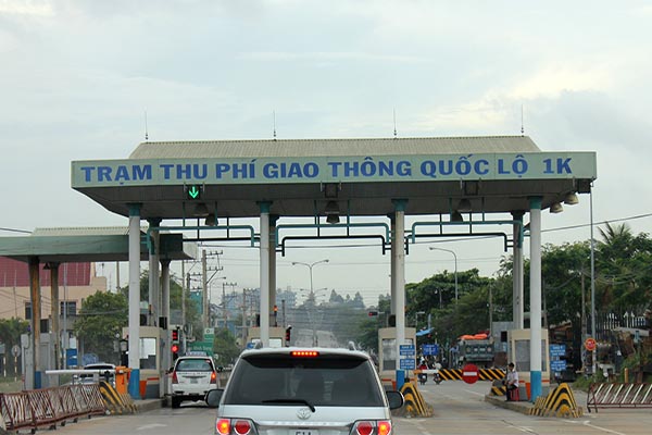 Trạm thu phí trên quốc lộ 1K 