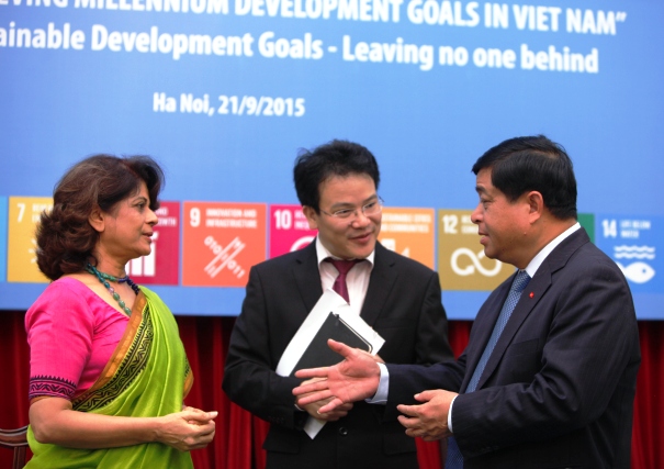 Điều phối viên thường trú Liên hợp quốc và Đại diện thường trú Chương trình phát triển Liên hợp quốc tại Việt Nam, tiến sĩ Pratibha Mehta đánh giá cao những kết quả mà Việt Nam đã đạt được