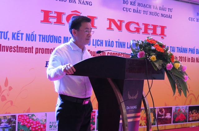 Phó Chủ tịch UBND tỉnh Lâm Đồng Phạm Văn Đa mong các nhà đầu tư hãy thật sự yên tâm, đồng thời cam kết cả hệ thống chính trị tỉnh sẽ đồng hành cùng nhà đầu tư