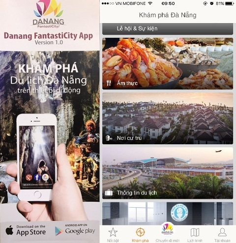 Đà Nẵng là địa phương đầu tiên trên cả nước xây dựng một app du lịch chính thống phục vụ du khách 