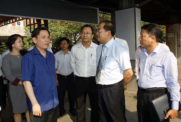 Bộ trưởng Nguyễn Văn Thể kiểm tra tại Ga Sài Gòn
