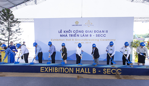 SECC khởi công giai đoạn 2 xây dựng sảnh B cho Trung tâm triển lãm hội chợ quốc tế TP.HCM