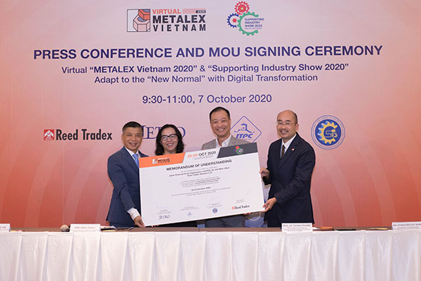Reed Tradex Vietnam sẽ tổ chức triển lãm METALEX Vietnam 2020 dưới hình thức trực tuyến.