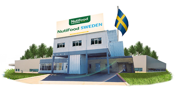-	Nutifood Thụy Điển là bước tiến dài trên hành trình thực hiện sứ mệnh chăm sóc sức khỏe, nâng tầm dinh dưỡng của Nutifood