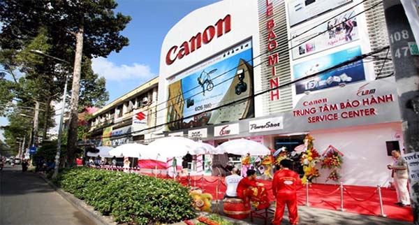 -	Trung tâm sửa chữa và bảo hành sản phẩm Canon chính hãng của Công ty CP Lê Bảo Minh