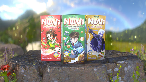 Các sản phẩm NuVi được tung ra thị trường, sẵn sàng đến tay trẻ em Việt Nam