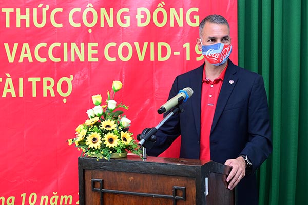 Ông Leonardo Garcia, Tổng Giám đốc Công ty Coca-Cola Việt Nam