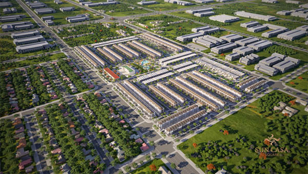 Hình ảnh phối cảnh Dự án Sun Casa Square