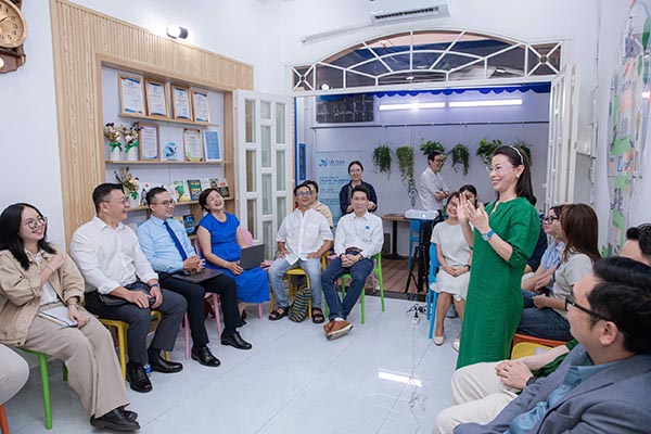 Không gian BloomHub tại IRDM được kiến tạo là môi trường tích hợp học tập, chia sẻ và đổi mới