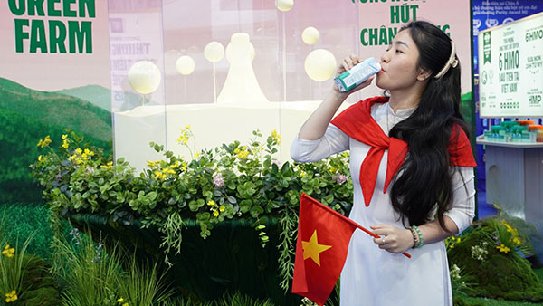 Vinamilk Green Farm Cao Đạm là dòng sản phẩm tiêu biểu cho chiến lược phát triển sản phẩm hướng đến tương lai của Vinamilk (Ảnh: Minh Anh).