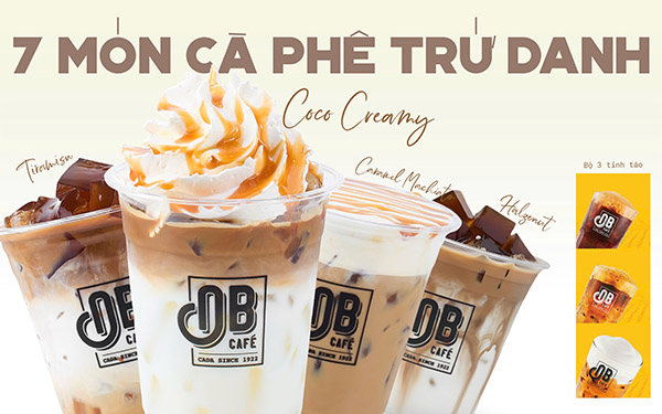 Cà phê Ông Bầu tiếp tục ra mắt bốn lựa chọn mới, mang phong cách hiện đại