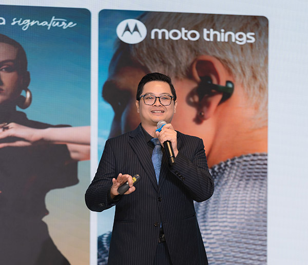 Ông La Hồng Hưng, Giám đốc chiến lược sản phẩm Motorola Việt Nam giới thiệu về hệ sinh thái mới của Motorola