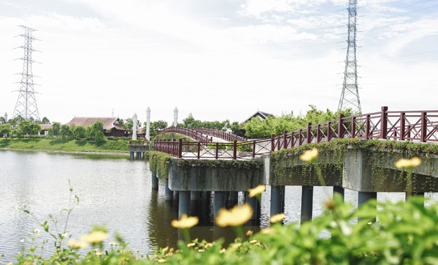 Cầu Son tại Công viên Yên Sở - công trình giao hòa giá trị truyền thống và hiện đại